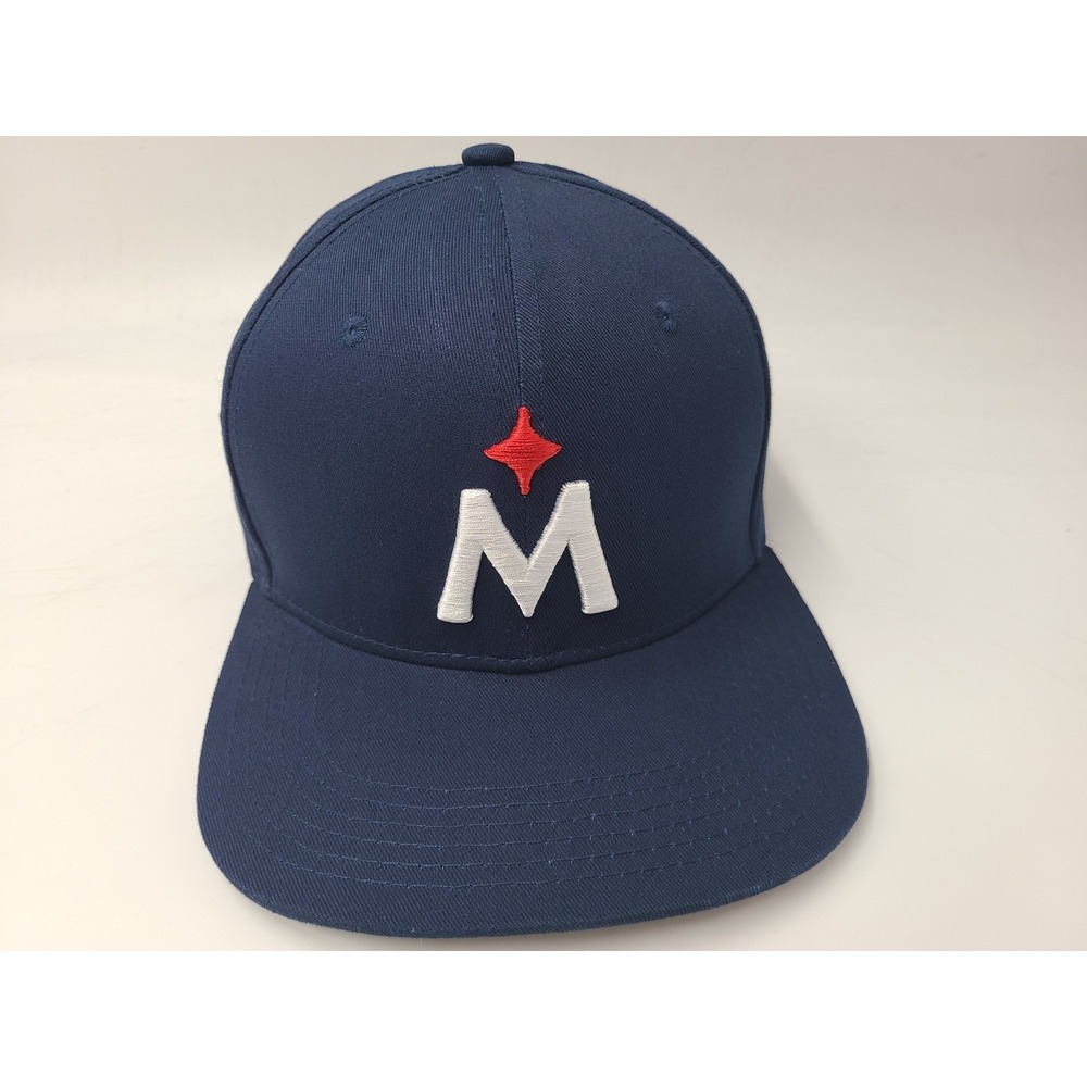 Minnesota Twins CSB SJU Melonwear Snapback Hat Cap Cotton SGA MLB Baseball‎ Blue
